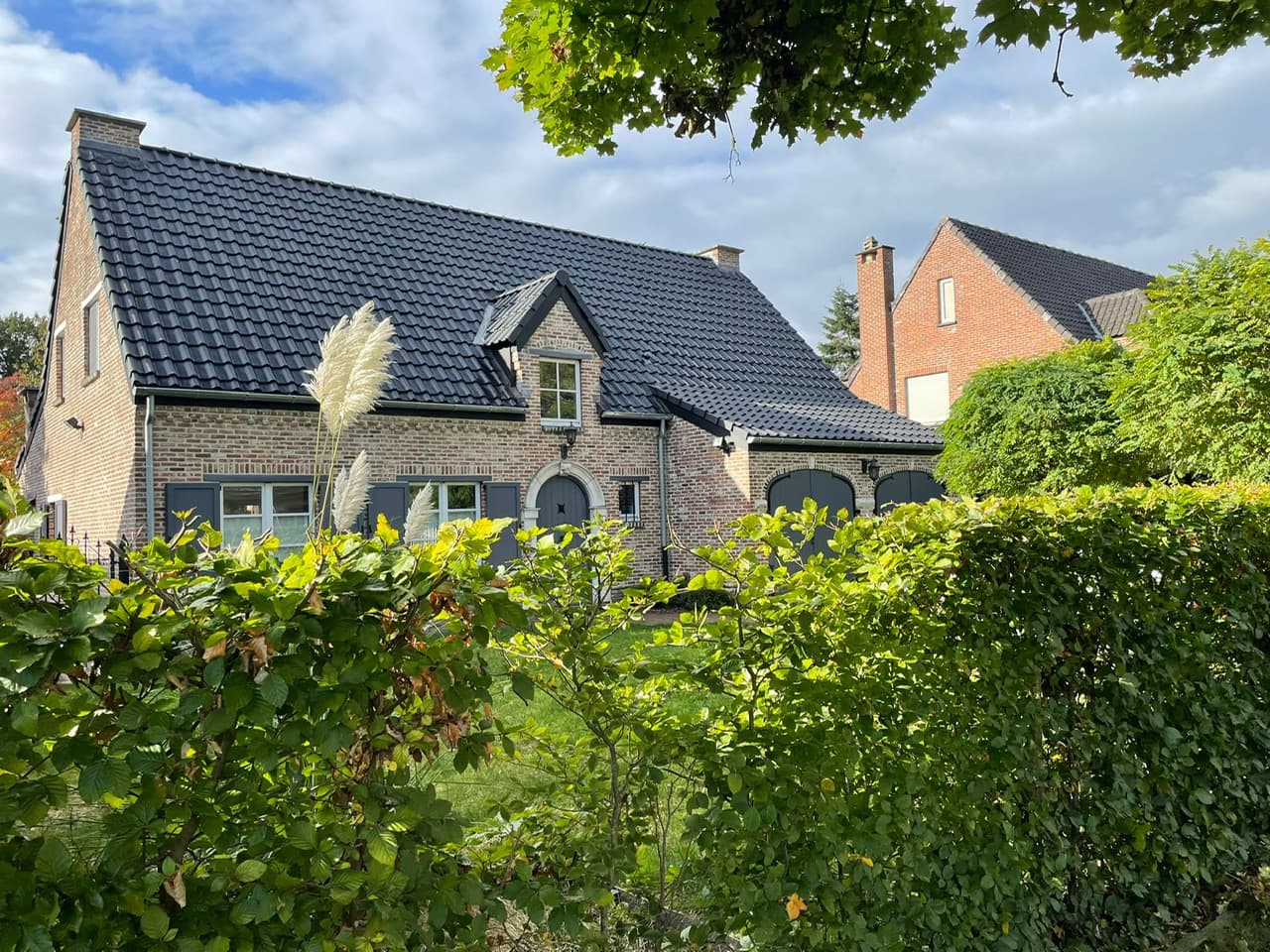 Villa met zonnepanelen